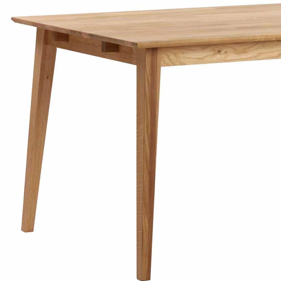 Eiche Esstisch & Stühle Grau - Number (siebenteilig)^Wohnen Outlet