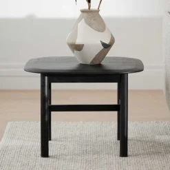Eiche Massivholz Couchtisch in Schwarz - Gracey^Wohnen Clearance