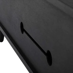 Wohnen Eiche TV Lowboard in Schwarz geölt - Janeira