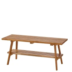 Wohnen Eichenholz Flurbank im Skandi Design - Artensian