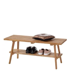 Wohnen Eichenholz Flurbank im Skandi Design - Artensian