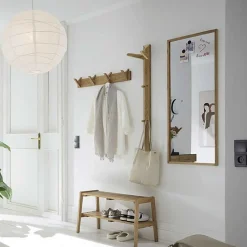 Eichenholz Flurbank mit Ablage - Gangizo^Wohnen Hot