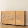 Eichenholz Sideboard mit Hirnholz Applikation - Deruta^Wohnen Clearance