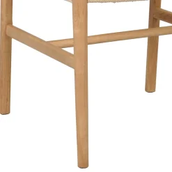 Eichenholz Stuhl mit Geflecht Sitz - Francis (2er Set)^Wohnen Outlet