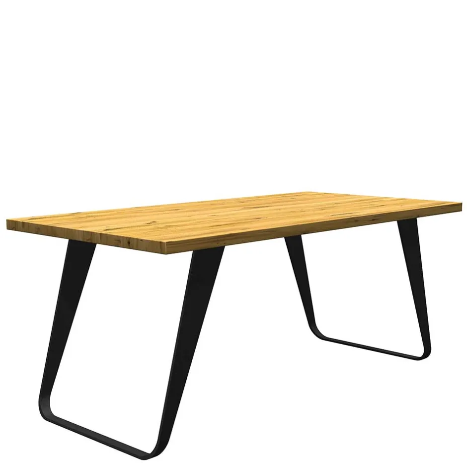 Eichenholz Tisch mit Bügelgestell - Vescinas^Wohnen Hot