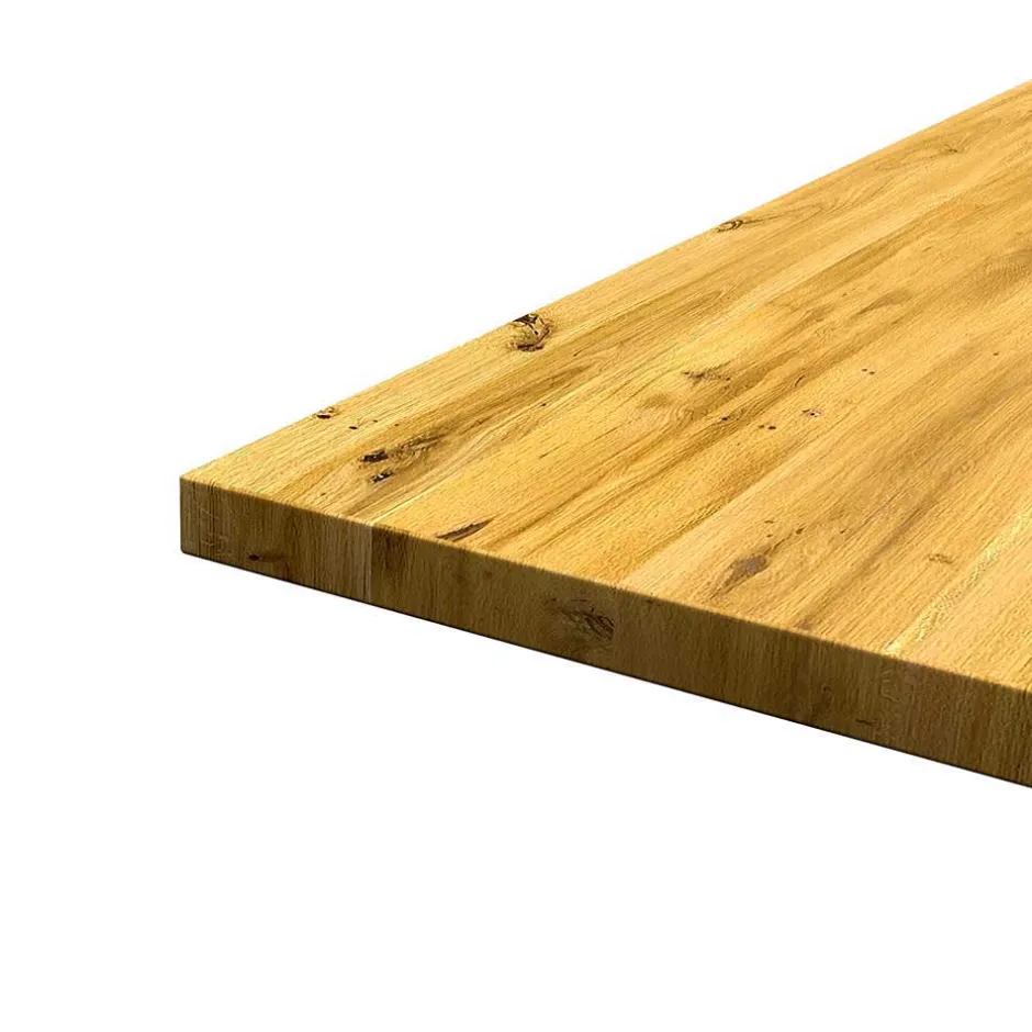 Eichenholz Tisch mit Bügelgestell - Vescinas^Wohnen Hot