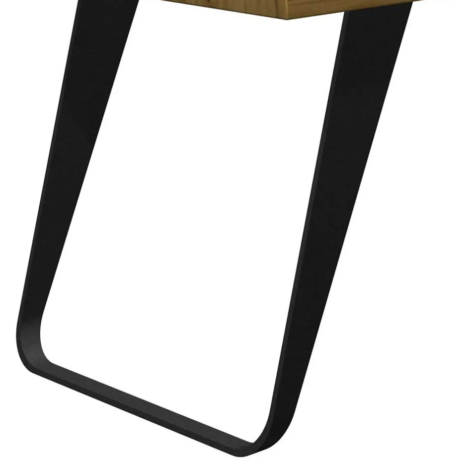 Eichenholz Tisch mit Bügelgestell - Vescinas^Wohnen Hot