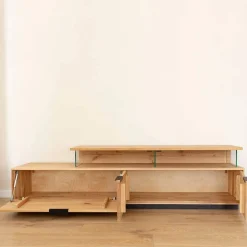 Wohnen Eichenholz TV Lowboard in modernem Design - Judita