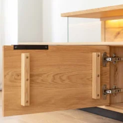 Wohnen Eichenholz TV Lowboard in modernem Design - Judita