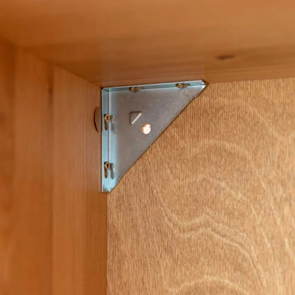 Wohnen Eichenholz Vitrine mit LED Beleuchtung - Judita