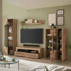 Eicheoptik Wohnzimmermöbel Set - Brocus (vierteilig)^Wohnen Best