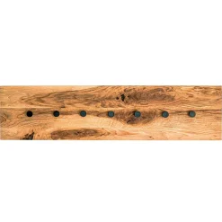 Einfache Wandgarderobe aus Eiche & Metall - Arno^Wohnen Hot