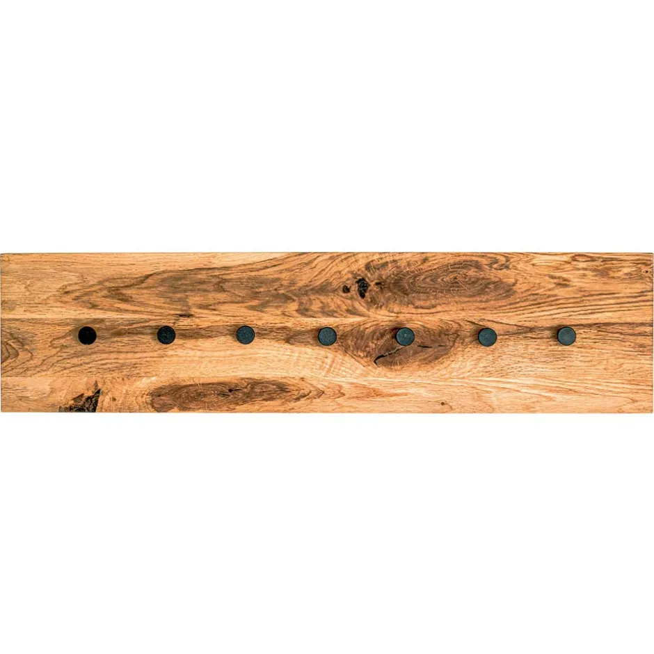 Einfache Wandgarderobe aus Eiche & Metall - Arno^Wohnen Hot