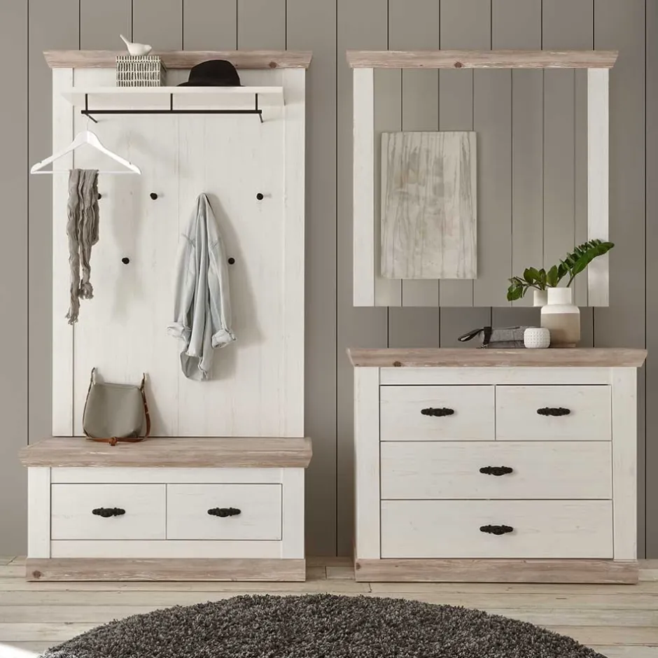 Wohnen Einrichtung Diele Möbel Kombi - Nedita (vierteilig)