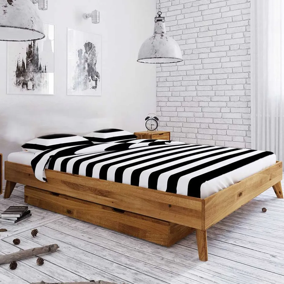 Wohnen Einzelbett Bettgestell ohne Kopfteil - Eavy II