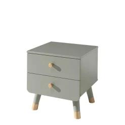 Wohnen Einzelbett in Graugrün & Gold - Appoloni (zweiteilig)