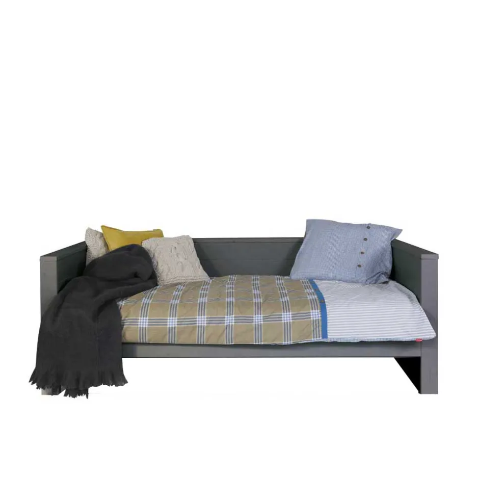 Einzelbett Menkroa in Dunkelgrau^Wohnen Clearance