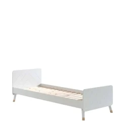 Einzelbett mit Nachtkommode in Weiß - Baranoma (zweiteilig)^Wohnen Sale