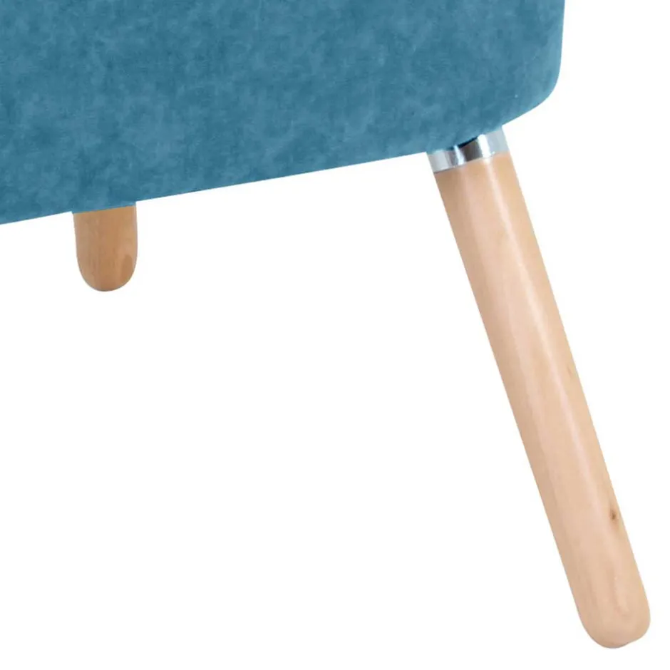 Einzelsessel in Petrol Blau - Posadas^Wohnen Outlet