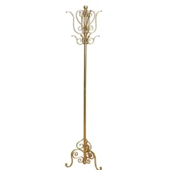 Eisen Vintage Garderobenständer in Gold - Leitha^Wohnen Outlet