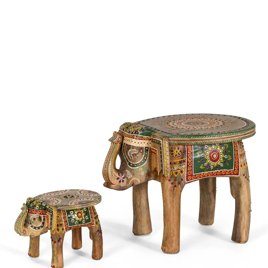 Wohnen Elefanten Tische im Orient Stil - Santjana (zweiteilig)
