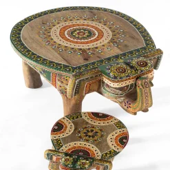 Wohnen Elefanten Tische im Orient Stil - Santjana (zweiteilig)