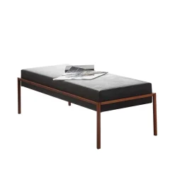 Elegante Bettbank in Grau & Kupferfarben - Fraduno^Wohnen Sale