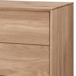 Elegante Kommode aus Wildeiche Bianco geölt - Lamia^Wohnen Discount