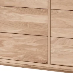 Elegante Kommode aus Wildeiche Bianco geölt - Lamia^Wohnen Discount