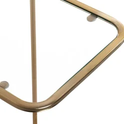 Eleganter Anstelltisch mit klarer Glasplatte - Finnca^Wohnen