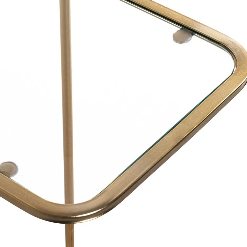 Eleganter Anstelltisch mit klarer Glasplatte - Finnca^Wohnen