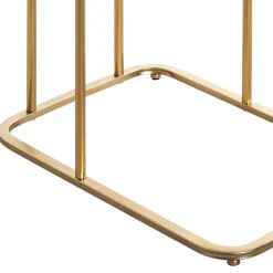 Eleganter Anstelltisch mit klarer Glasplatte - Finnca^Wohnen