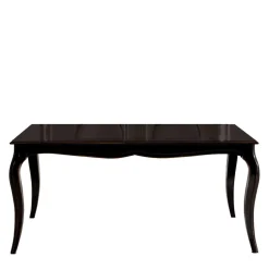 Wohnen Eleganter Barocktisch in Dunkelbraun - Granita