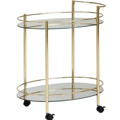 Eleganter Teewagen ovales Design - Continento^Wohnen Discount