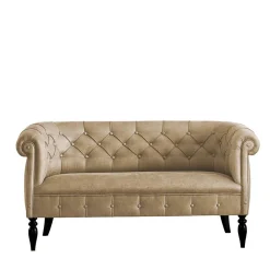 Elegantes Design Sofa im Chesterfield Look - Kiano^Wohnen Discount