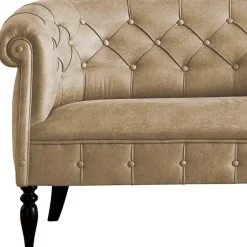 Elegantes Design Sofa im Chesterfield Look - Kiano^Wohnen Discount