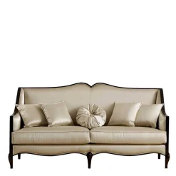 Wohnen Elegantes Dreisitzer Sofa in Beige - Sutolary