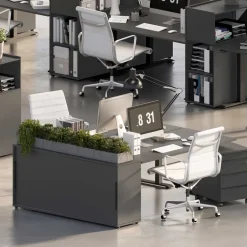 Wohnen Elektrisch verstellbare Tische & Schrank Set - Tila (dreiteilig)