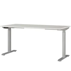 Wohnen Elektrisch verstellbarer Bürotisch im Set - Hanrah (zweiteilig)