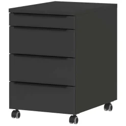 Wohnen Elektrisch verstellbarer Bürotisch & Rollcontainer - Tila (zweiteilig)