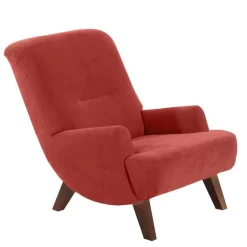 Wohnen Entspannungssessel in Terracotta Velours - Vacance