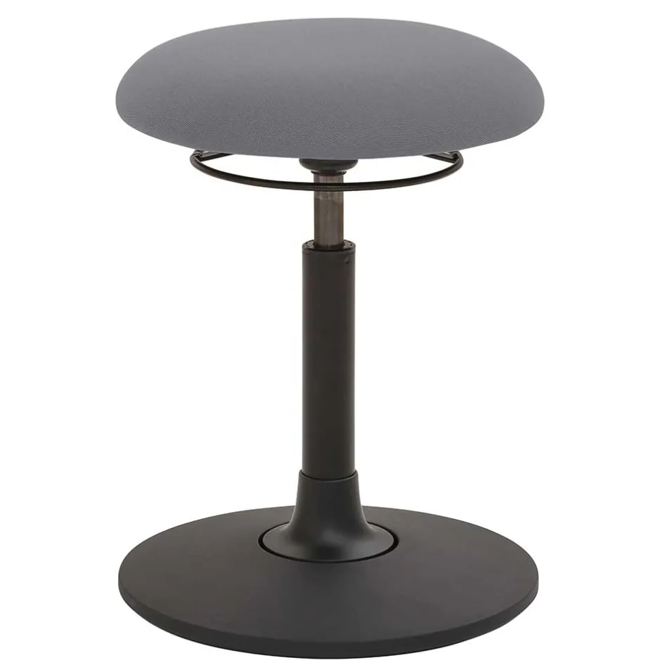 Wohnen Ergonomischer Arbeitshocker in Grau - Asten