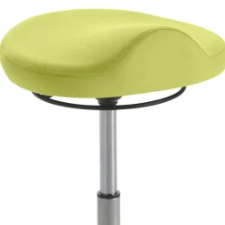Kinder Wohnen Ergonomischer Büro Kunstlederhocker in Hellgrün - Simpra