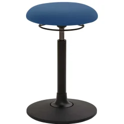 Ergonomischer Sitzhocker in Blau & Schwarz - Lamedda^Wohnen