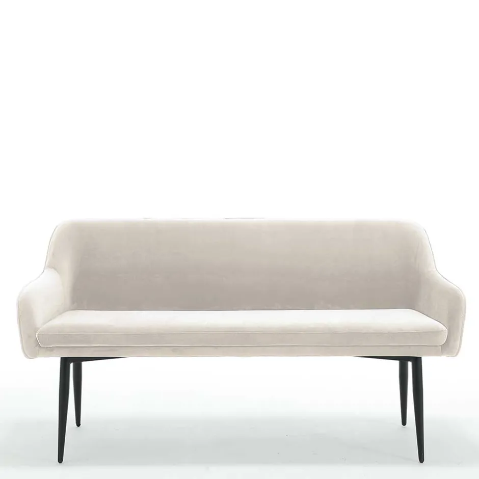 Essbank in Cremeweiß mit Schwarz - Tamba^Wohnen Clearance