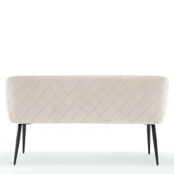 Essbank in Cremeweiß mit Schwarz - Tamba^Wohnen Clearance