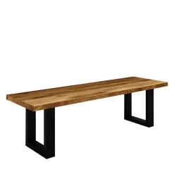 Wohnen Essbank Manzey aus Wildeiche Massivholz