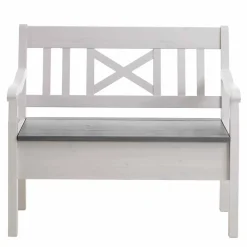 Wohnen Essbank Yoan in Weiß Grau