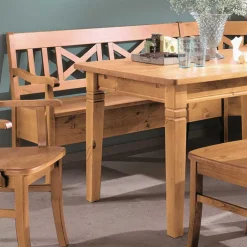 Wohnen Essecke Giurgia aus Kiefer Massivholz (fünfteilig)