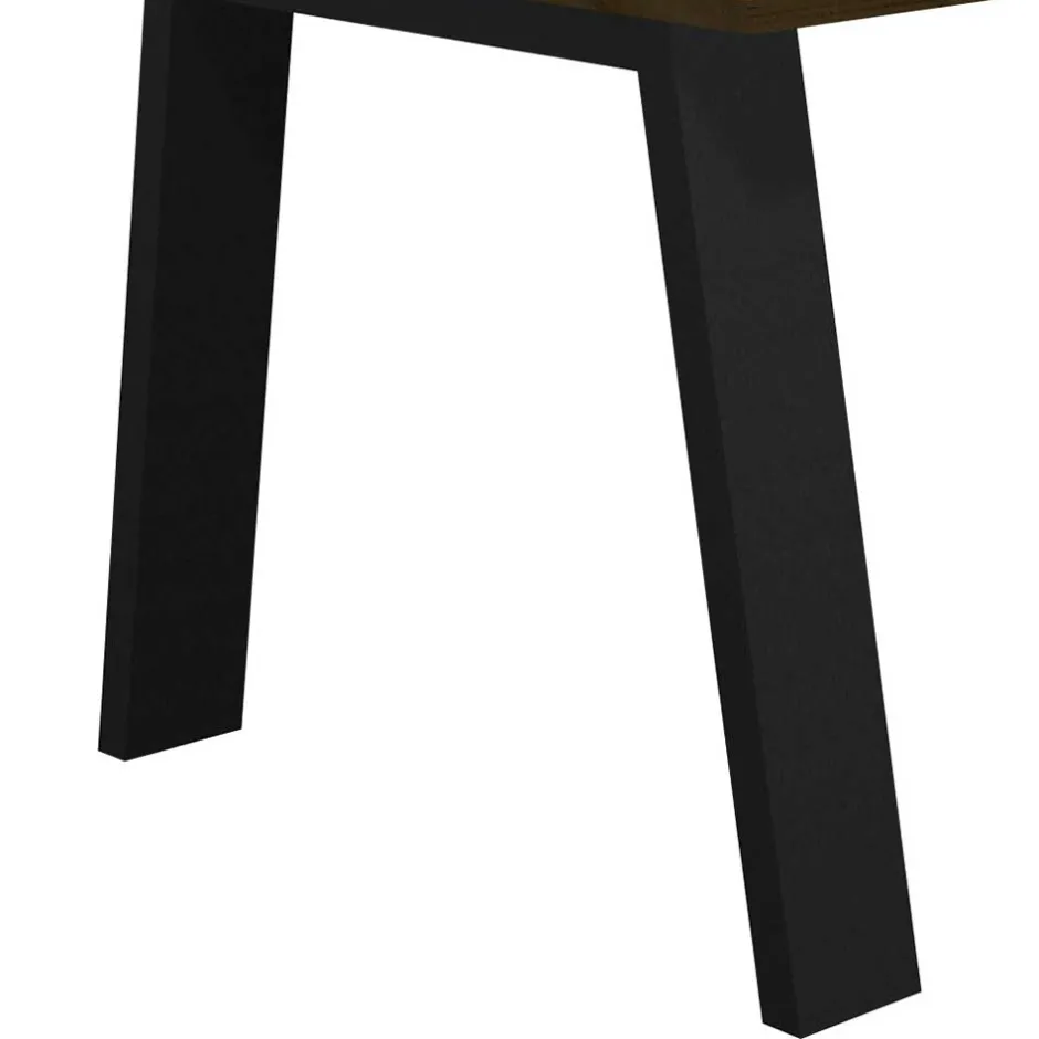 Wohnen Essenstisch aus Eiche mit Schweizer Kante - Roys